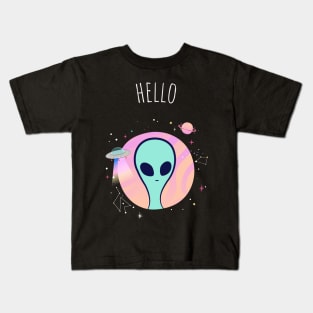 Hello-Alien Kids T-Shirt